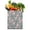 White-307, variant on Tropical Flower and Leaves Canvas Tote – Bright and Colorful Eco-Friendly Bag