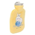 thumbnail image 2 of Bolsa de agua caliente con cubierta de felpa, bolsa de agua caliente de goma suave, bolsa de agua caliente, la mejor de su clase, 2 of 8