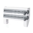thumbnail image 1 of Mosiee Versatile 3 In 1 Kitchen Food Cling Film Dispenser Paper Roll Storage Rack Foil & Wrap Cutter Kitchen Fresh-Keeping Accessories, 1 of 9