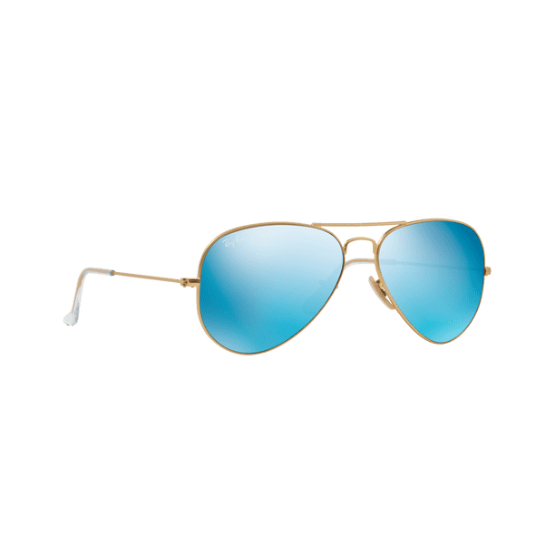 Ray-Ban Classic Aviator Sunglasses RB3025, Gold Frame, Blue  display picture 3