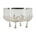 thumbnail image 2 of 13.5 x 13.5 x 8" Glass Bowl with Ring and Floral Stand, 2 of 5
