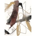 thumbnail image 2 of Goldberger, Jennifer 25x32 White Modern Wood Framed Museum Art Print Titled - Burgundy Interjection II, 2 of 4