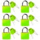 thumbnail image 2 of Candado Con Llave 6 Uds Cerradura Seguridad 23MM para El Escuela Oficina () Verde, 2 of 2