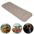 thumbnail image 5 of Camping Air Mattress Inflatable Mattress Flocking Top Foldable Durable Comfortable Mattress Inflatable Bed for Home Indoor Outdoor, 5 of 8