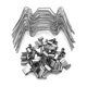 thumbnail image 1 of Greenhouse Glass Pane Clips Gardening Tool Greenhouse Repair Tools for Yard Greenhouse Garden Home 1.6 X 95mm, 1 of 5