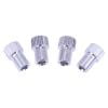 thumbnail image 1 of Accesorios para bicicletas Convertidores de adaptadores de válvula de bicicleta de carretera Presta a Schrader de 4 piezas (plata) FLhrweasw  Nuevo, 1 of 6