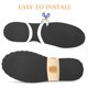 thumbnail image 2 of WORGEOUS 1 rollo de protectores de suela de zapato silenciosos, almohadillas antideslizantes para zapatos, pegatinas antideslizantes, 2 of 7
