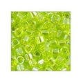 thumbnail image 3 of Miyuki Delica Seed Bead 11/0 Transparent Peridot AB, 3 of 5