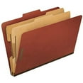 thumbnail image 2 of Pendaflex® Pressboard Classification Folder, 2 Dividers, 6 Partitions, 2/5 Cut, 70% Recycled, Legal Size, Red, Box Of 10, 2 of 2