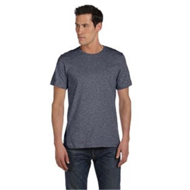 3001U Unisex Made In The USA Jersey Short Sleeve Tee - Deep Heather, 2XL