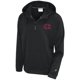 thumbnail image 1 of Champion - Sudadera con capucha y cremallera para hombre, color negro, extragrande Champion  Sudadera, 1 of 1