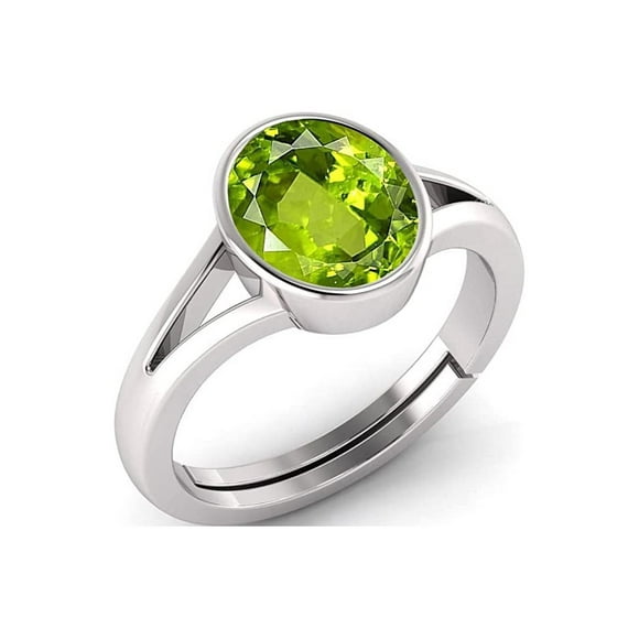 Natural Peridot Ring Handmade Silver Ring 925 Sterling Silver Ring Designer Ring Oval Peridot Designer Ring August Birthstone Promise Ring