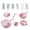Pink, variant on Koszal 1 Set Manual Detachable Vegetable Chopper ABS Bailer Colander Food Chopper for Slicing