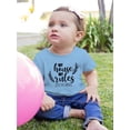 thumbnail image 2 of My House My Rules T-Shirt Infant -Smartprints Designs,  6 Months, 2 of 4
