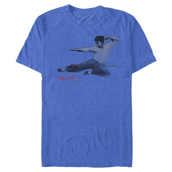 Mens Bruce Lee Kick It T Shirt