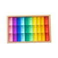 thumbnail image 4 of Juego de bloques de construcción de arcoíris, juego de bloques de construcción para niños, juguetes educativos de aprendizaje, regalo Ideal, juego de , 30 piezas, 4 of 8