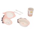 thumbnail image 2 of Children Plate, Toddler Divided Plate Set Thermal Insulation Healthy Comfortable Handle  For Parties ANGGREK Baby Plates Dishes, 2 of 8