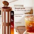 thumbnail image 7 of Cold Brew Coffee Maker 1L/35oz Portable and Durable Iced Tea and Coffee Brewer Leak-Proof and BPA-Free Removable Mesh Filter For Easy Cleaning and Using Dishwasher Safe Space Saving., 7 of 7