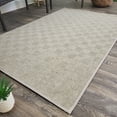 thumbnail image 2 of Koeckritz Rugs 6'x7' Taupe Patchwork Indoor/Outdoor Rug Soft, Durable & Easy to Clean, 2 of 6