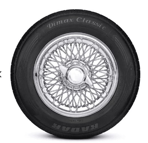 Radar Dimax Classic tire 185/70R13 86V white wall car tire