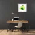 thumbnail image 3 of Northern Lights 12x12 White Modern Wood Framed Museum Art Print Titled - Tropical Icons Tropical Leaf, 3 of 4