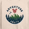 thumbnail image 3 of Mickey & Friends - Adventure Awaits - Women's Lightweight French Terry Long Sleeve Shirt, 3 of 5
