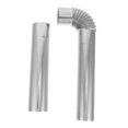 thumbnail image 3 of 1 Set Stainless Steel Chimney Pipe Tent Stove Camping Chimney Extension Stove Pipe Flue Exhaust Pipe for Outdoor Wood Stoves Accessories, 3 of 3