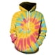 thumbnail image 3 of Nueva sudadera con capucha de moda, informal, para uso diario, jersey, impresión 3D, estampado tie-dye, vintage, década de 1980, década de 1970, fiesta de maquillaje para adultos para hombres, 3 of 5