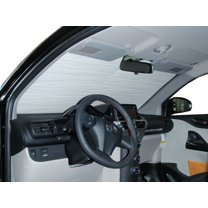 HeatShield, The Original Windshield Sun Shade, Custom-Fit for Scion iQ Hatchback (3D) 2012, 2013, 2014, 2015, Silver Series