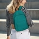 thumbnail image 5 of Balery Teal Mochila Clásica Impresa Básica para Viaje, Mochila Escolar Resistente al Agua, Mochila de Lona con Correas Ajustables-Small, 5 of 5