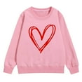 thumbnail image 3 of YunPes Girls Heart Graphic Sweatshirts Casual Oversized Fleece Pullover Tops Kids Fall Winter Long Sleeve School Cute Y2k Outfits, 3 of 6