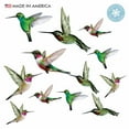 thumbnail image 7 of 18 x Hummingbird Window Clings for Glass Safety on Windows, Doors and Transparent Panels. Window Decals to Prevent Bird Strikes on Glass - Bird Alert. Made in America., 7 of 7
