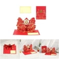 Handmade Chinese New Year Greeting Card Paper Sculpture for Holiday ...