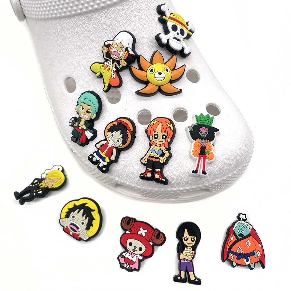 20PCS Charms Kawaii Anime Pour Chaussures – Breloques PVC Mignonnes Cartoon, Décoration Clog, Sandales, Bracelets – Cadeau Enfant Fille Garçon
