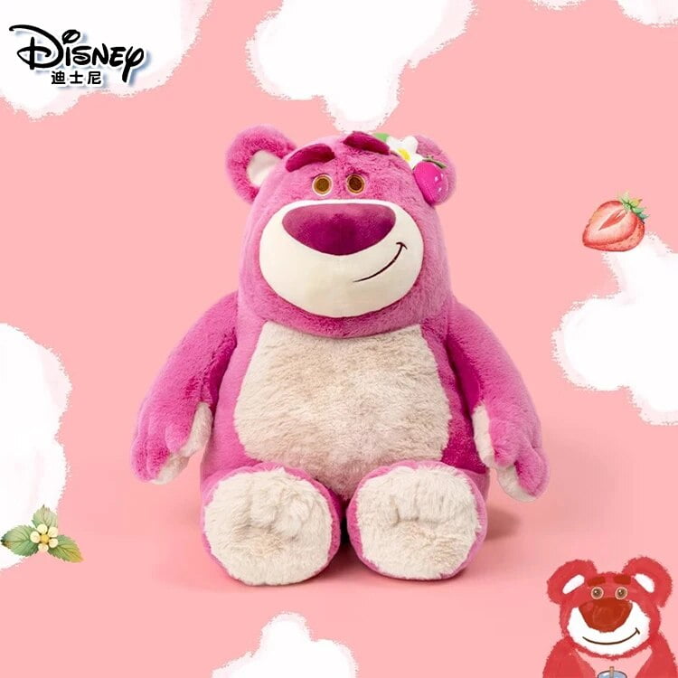 Disney Toy Story Lotso Ours en Peluche Kawaii Fraise Jouets en