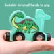 thumbnail image 4 of Tren magnético de madera para niños pequeños | Bloques de construcción y coches con temática de dinosaurios | Juego educativo de 11 piezas para niños y niñas a partir de 3 años, 4 of 6