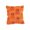 Orange, variant on Tuscom Halloween Ghost Pillow Cover – Cutting Velvet Cushion Case, 18" Square, Hidden Zipper, Cream/Beige Ghost Sofa & Bed Accent