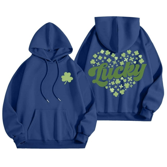 Lady Printed Hooded Sweater