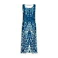 thumbnail image 5 of Womens Casual Maxi Dress Plus Size Vintage Printed Summer Boho Vacation Dresses Casual Round Neck Sleeveless Beach Tank Dresses Trendy T Shirt Long Dress with Wide Pockets 2024, 5 of 5