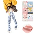 thumbnail image 2 of YTDSCS Kids Baby Girls Knee High Socks Cartoon over Calf Socks Toddlers Girls Cotton Knee High Socks 3-12Y, 2 of 8