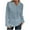 Blue, variant on Trendy Outfits for Women Fall Winter Trendy Hoodies Waffle Knit Lace Long Sleeve Plain Pullover Sweater Sweatshirt (L, Army Green)
