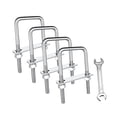 thumbnail image 3 of HILABEE 4Pcs M8 Square U Bolts Versatile U Bolt Kit for Industrial Industry Ski Boat, 3 of 9