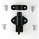 thumbnail image 1 of Loft door latch tool for attic hatch with sprung lock and aluminium alloy catch, 1 of 5
