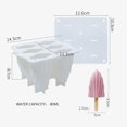 thumbnail image 3 of Moldes para paletas, moldes para paletas de silicona, molde reutilizable para paletas de hielo, moldes para paletas de silicona sin BPA, molde para helado de fácil liberación, 3 of 5