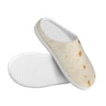 thumbnail image 3 of Kdxio Pita Tortilla Women's Men's Slippers Plush Slip-On House Slipper for Winter Indoor Soft Cushion Non-slip Fluffy Slides Slippers-11, 3 of 7