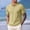 Yellow, variant on FRSASU Stretchy Golf Dress Shirts for Men Button Down Short Sleeve T-Shirts Fitted Collared Tees Business Casual Tops White-B