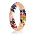 thumbnail image 4 of Brazalete hecho a mano de resina con incrustaciones de flores secas Lucite para fiesta Hugo Pulseras de flores secas, 4 of 7