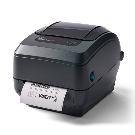 Restored Zebra GK420t Thermal Transfer Desktop Label Printer – 203 DPI, 4-Inch Print Width, USB & Ethernet Connectivity (GK42-102210-000) (Refurbished)