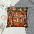 thumbnail image 2 of Fall Home Sweet Pillow Covers Orange Black Buffalo Check Plaid Pumpkin Throw Pillow Cover Autumn Maple Thanksgiving Farmhouse Decorative Pillowcase for Couch Sofa Car,, 2 of 5