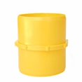 thumbnail image 1 of F022025 9 In. Sewer Hose Connector, Yellow, 1 of 1